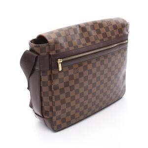 Louis Vuitton Bastille Shoulder Bag Canvas Leather Damier Brown